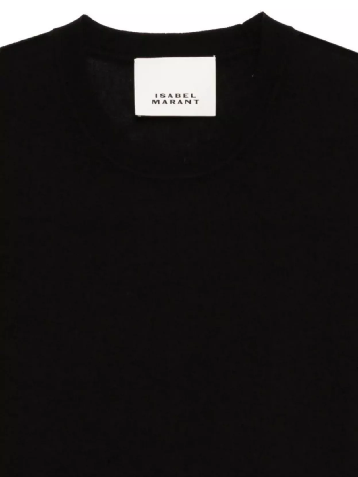 Isabel Marant Ribbed Cuff Long Sleeve Knit Pullover