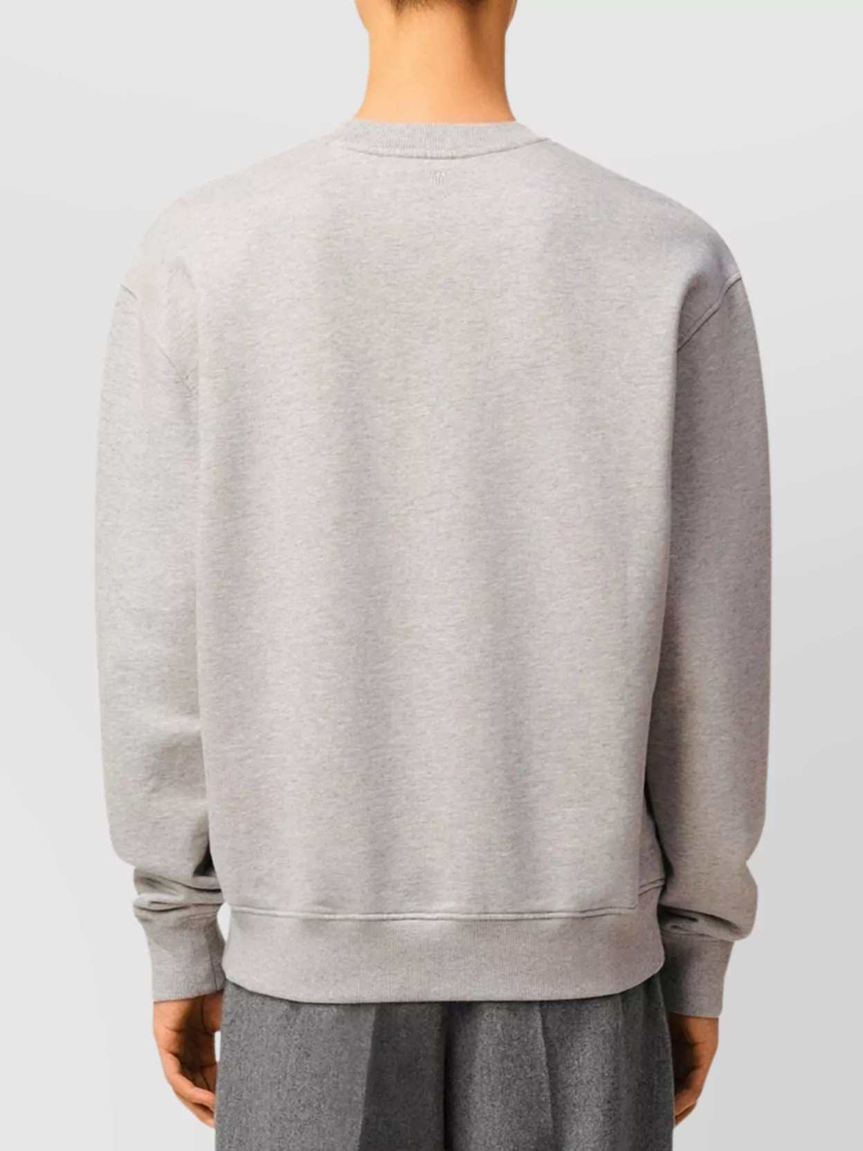 Ami Paris Heart Friend Cotton Crewneck Sweater