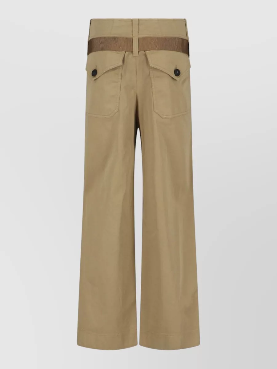 Seafarer Straight-Leg Wide-Leg Trousers
