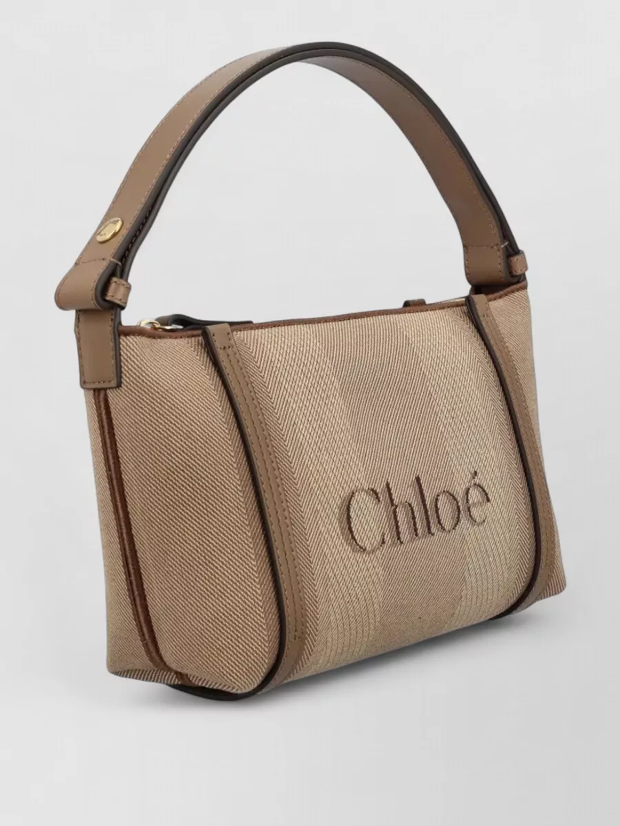 Chloé Carry Small Shoulder Bag Top Handle Strap
