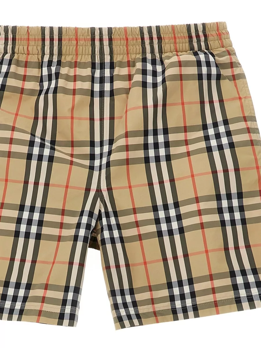 Burberry Check Knee-Length Shorts