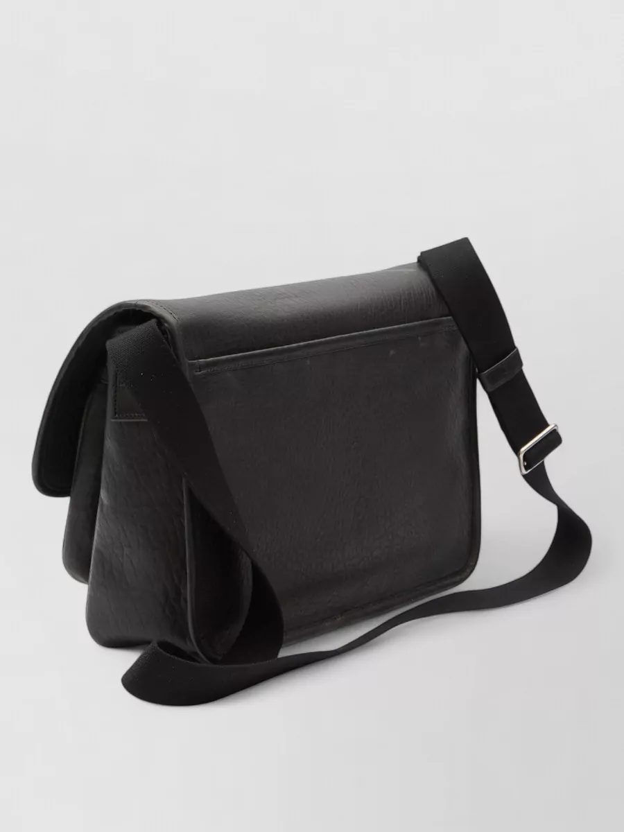 Saint Laurent Leather Messenger Bag