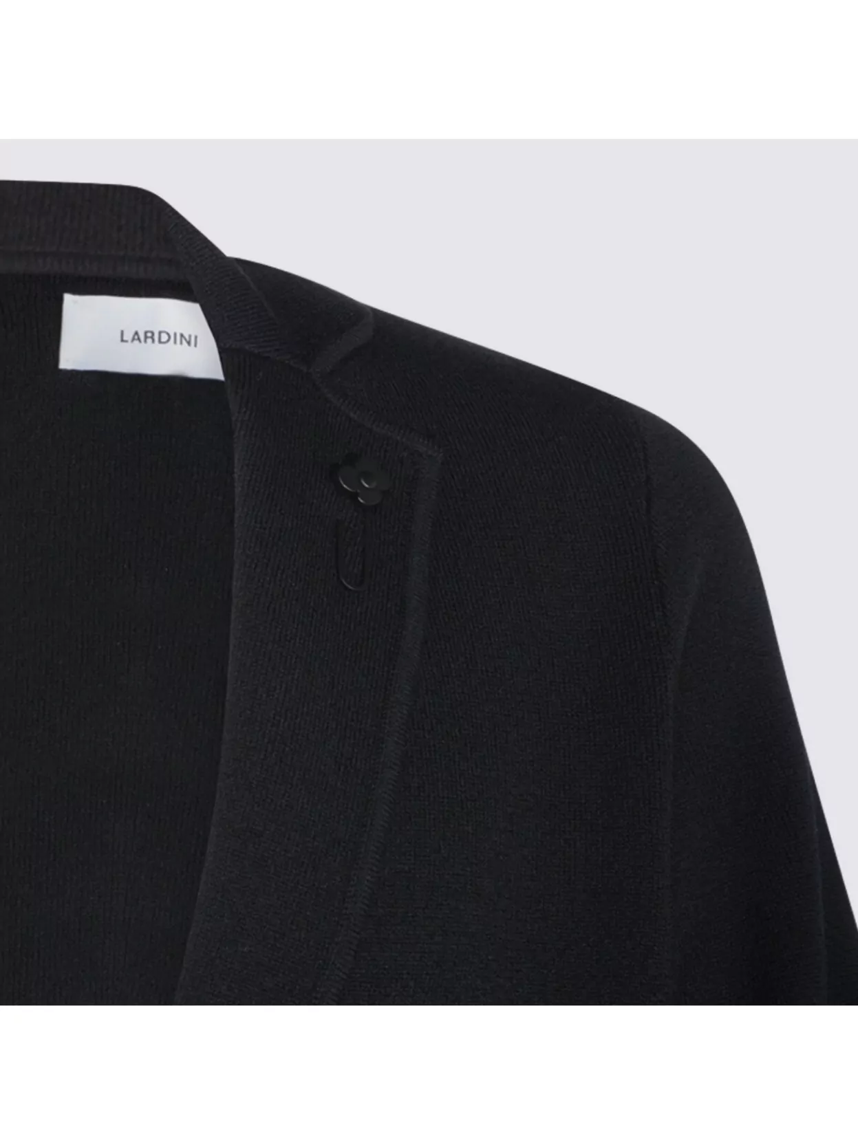 Lardini Crewneck Jacket With Long Sleeves And Pockets