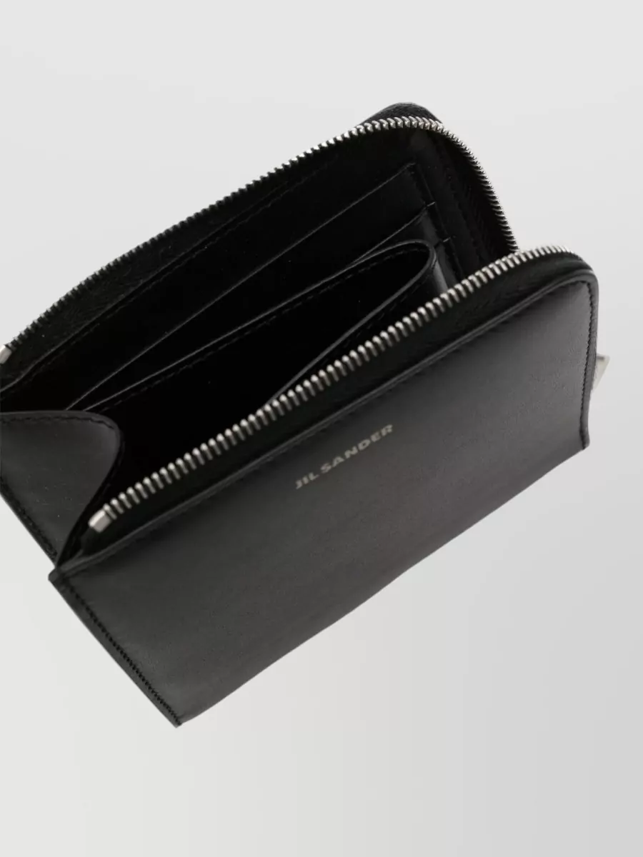Jil Sander Compact Wallet Design Daily Cardholder