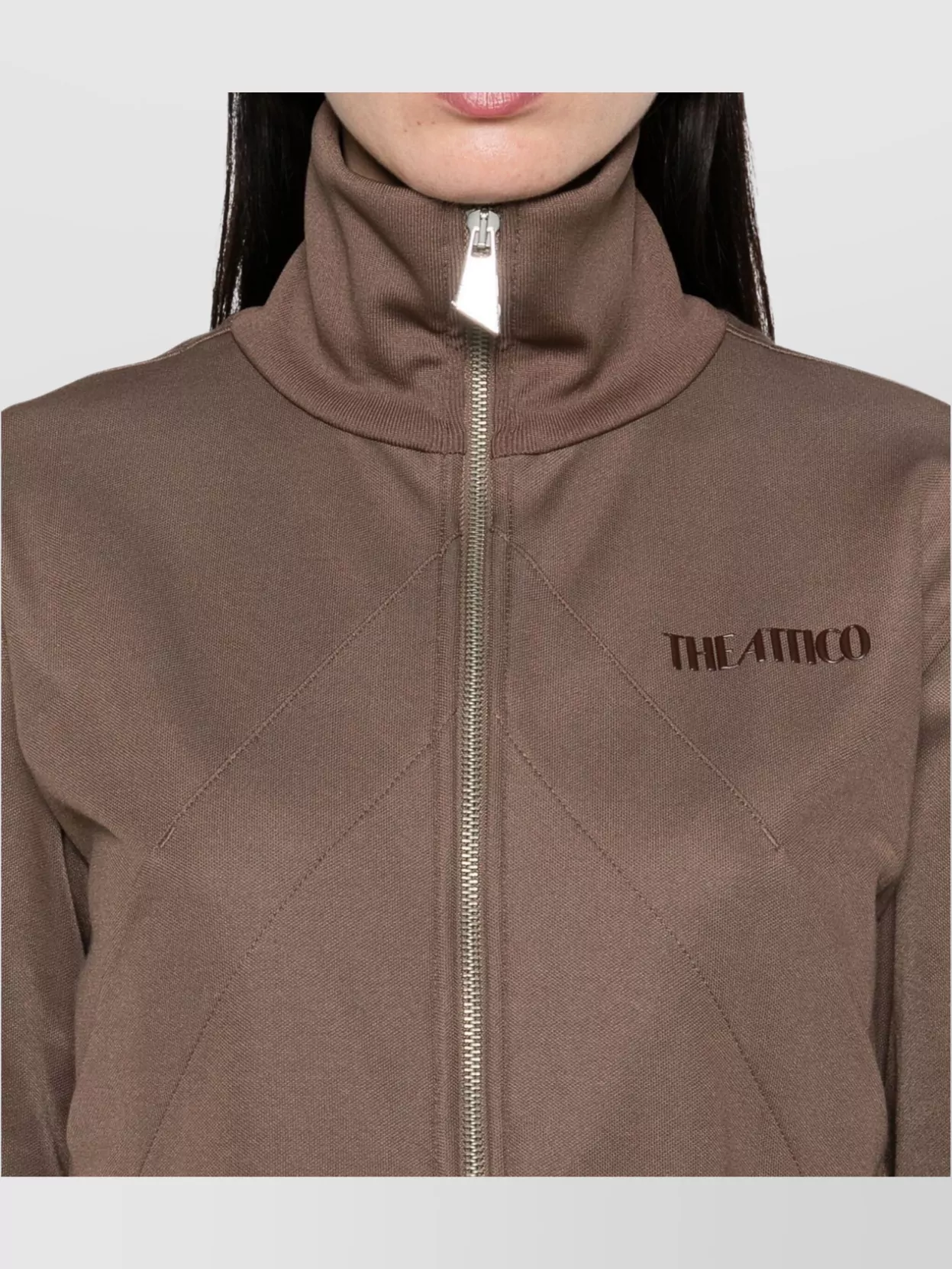 The Attico Knitwear With Perfect Fit And Ribbed Elegance