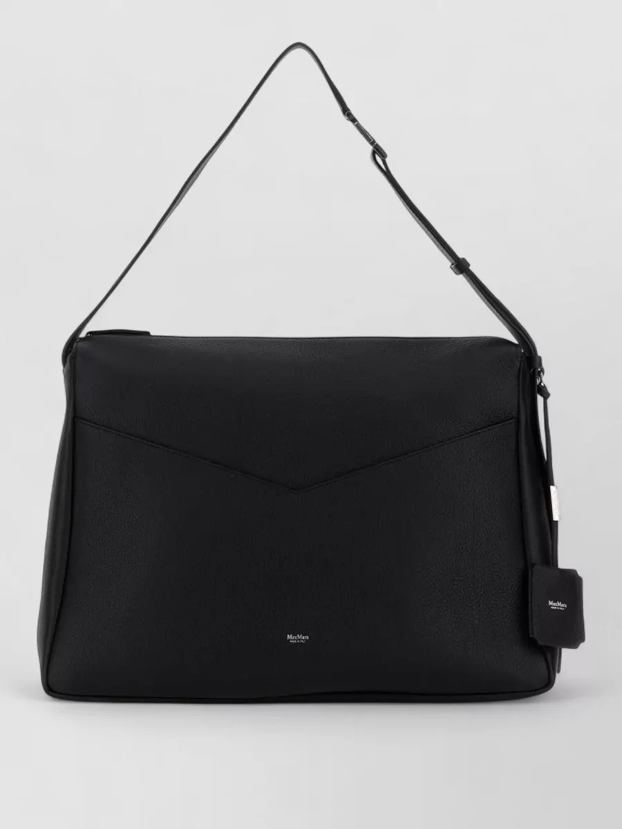 Max Mara leather laptop bag