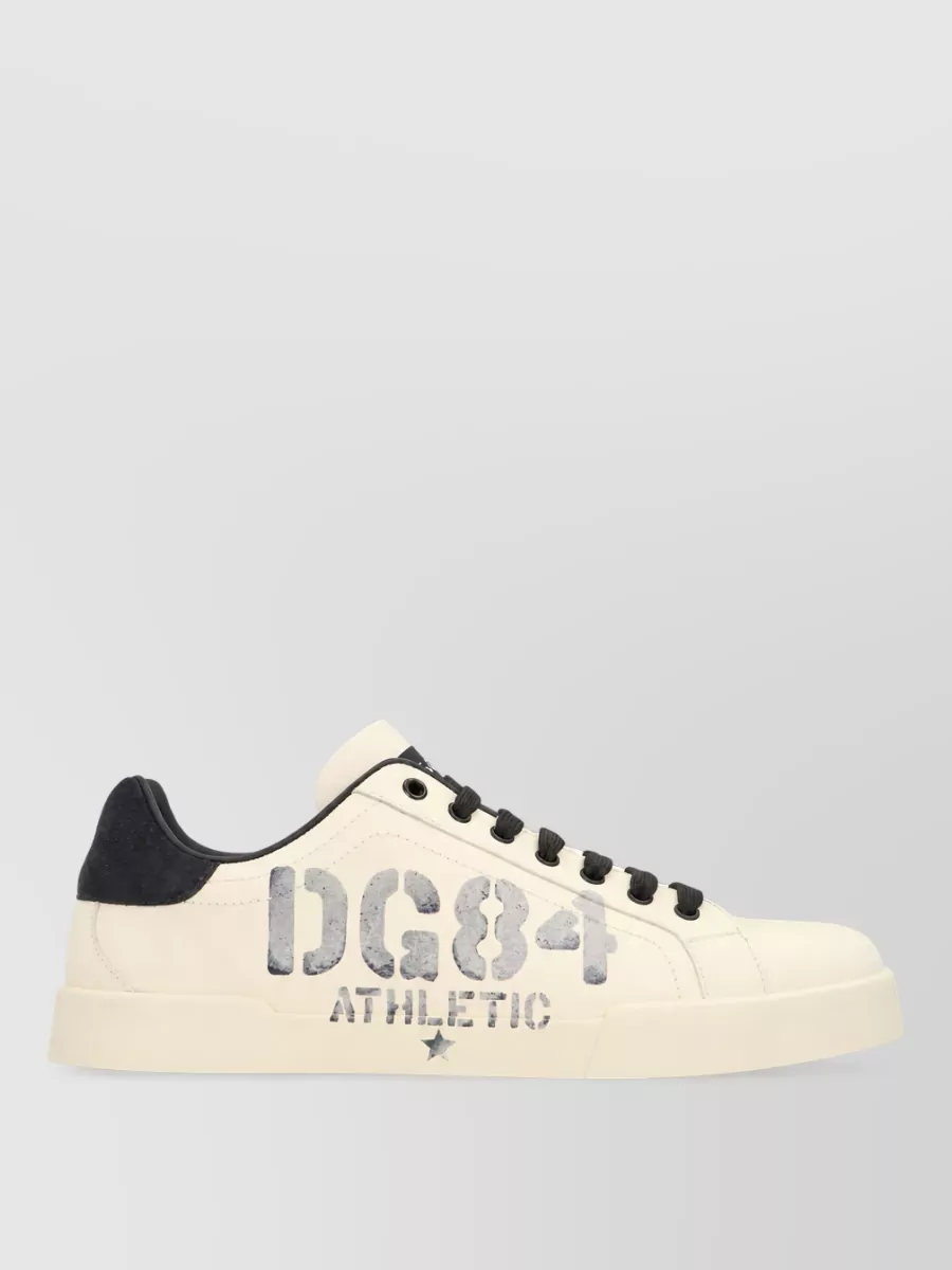 Dolce&Gabbana leather lace-up sneakers