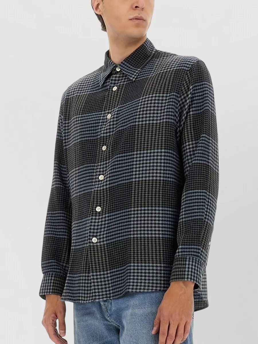 Sunflower Studio Shirt Checked Pattern Long Sleeves