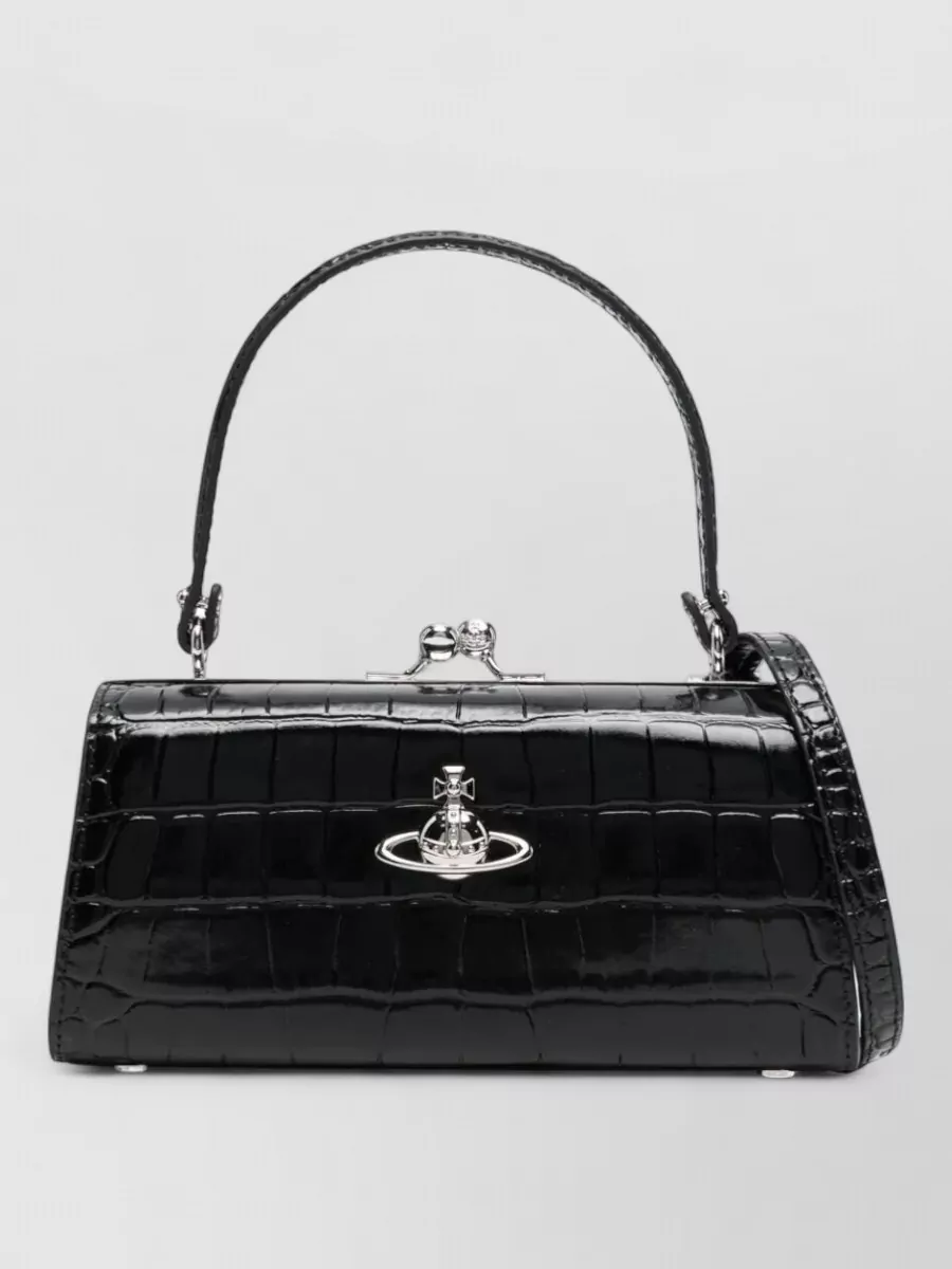Vivienne Westwood doll extra large leather tote bag