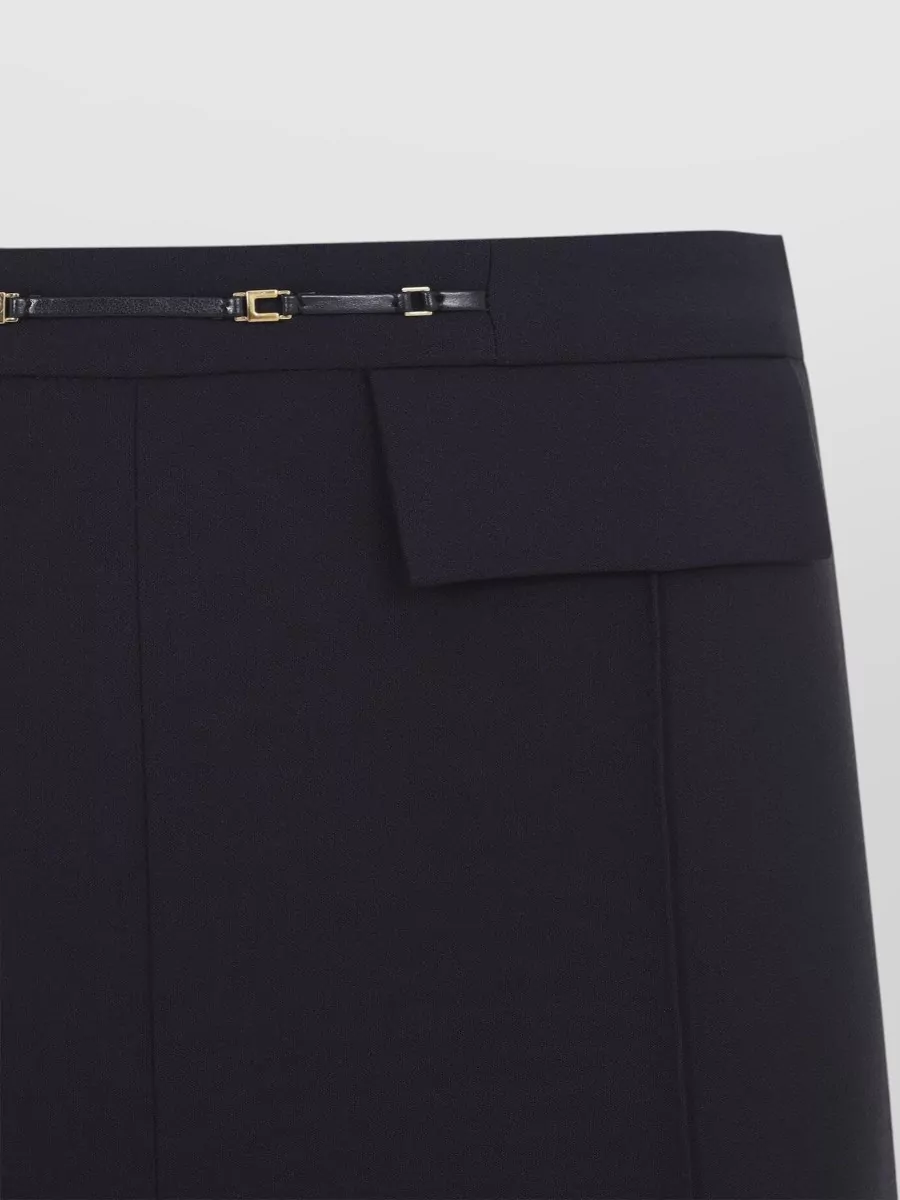 Elisabetta Franchi High-Rise Flared Suit Trousers