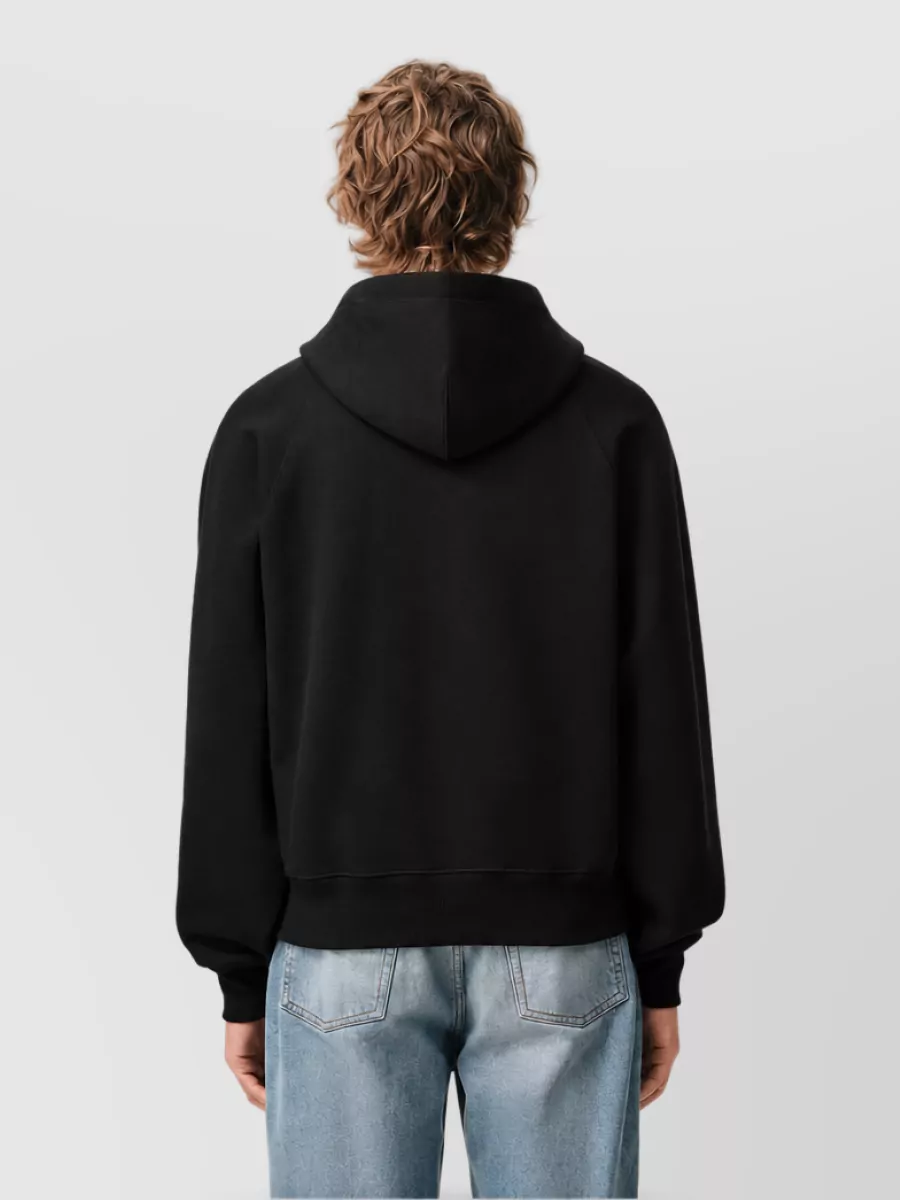 Ami Paris Cotton Logo Hoodie