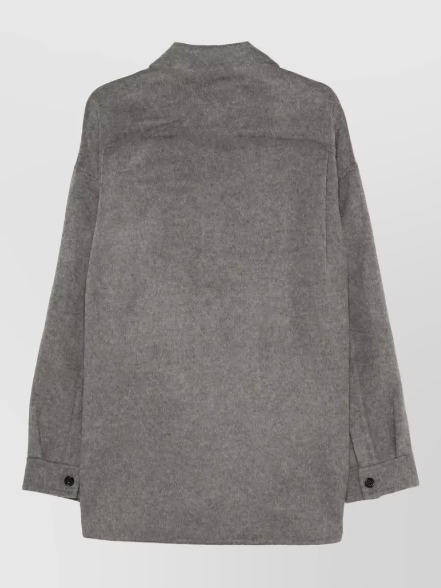 Acne Studios Cashmere Blend Single Breasted Coat