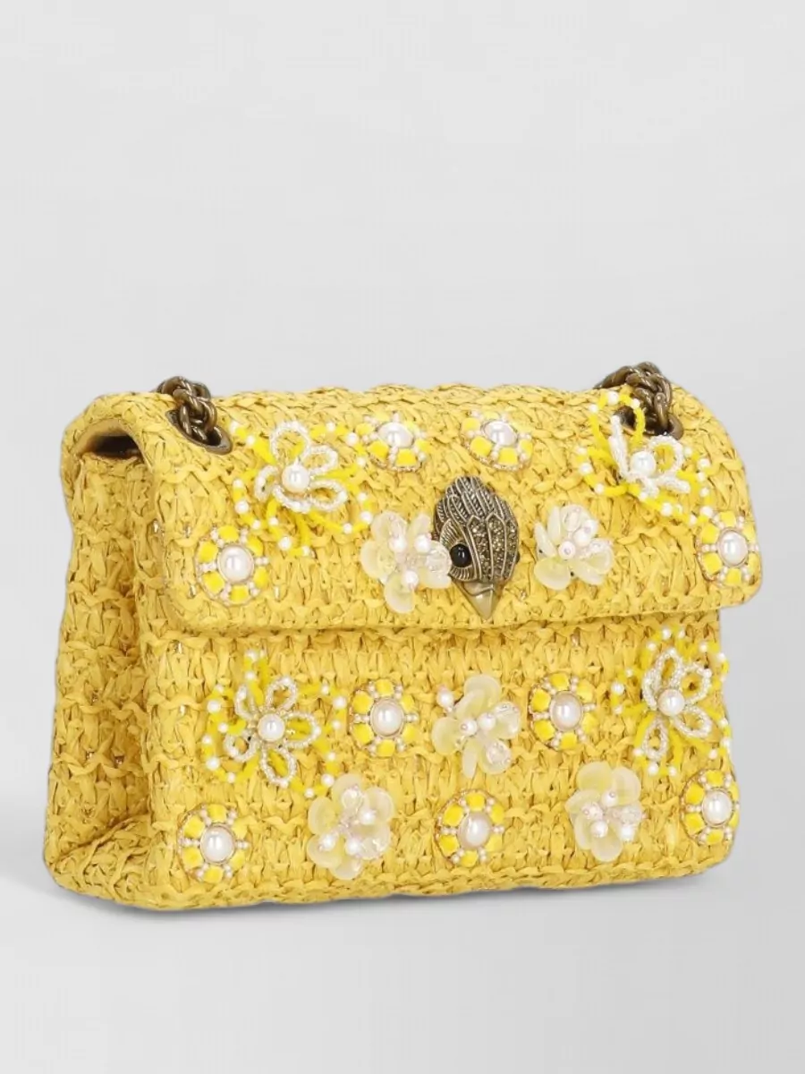 Kurt Geiger Raffia Shoulder Bag