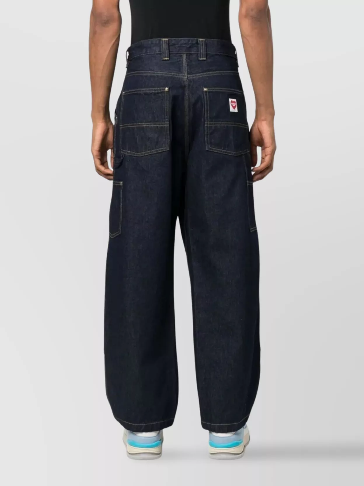 Carhartt Wip Wide Leg Trousers With Double Knee Design
