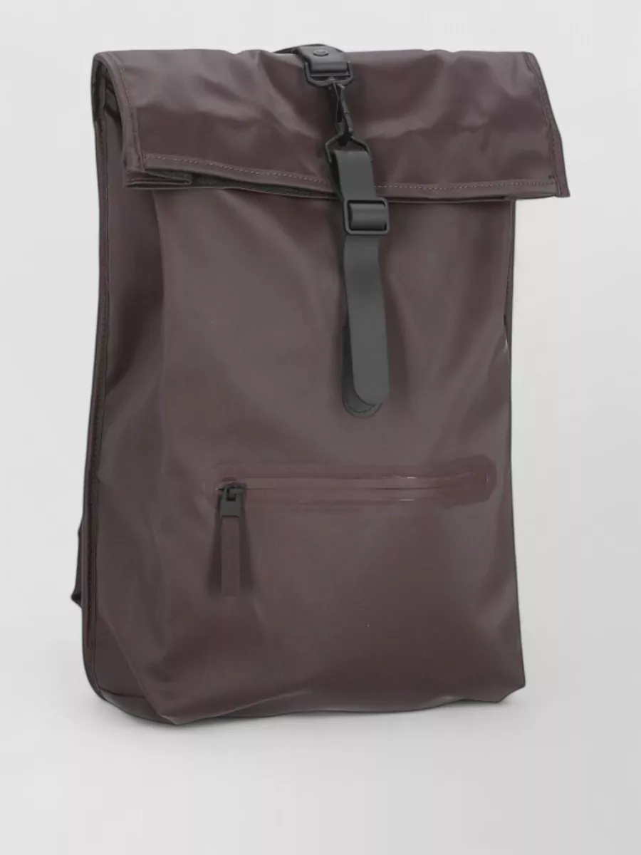 Rains Waterproof Backpack Mesh Back Top Handle