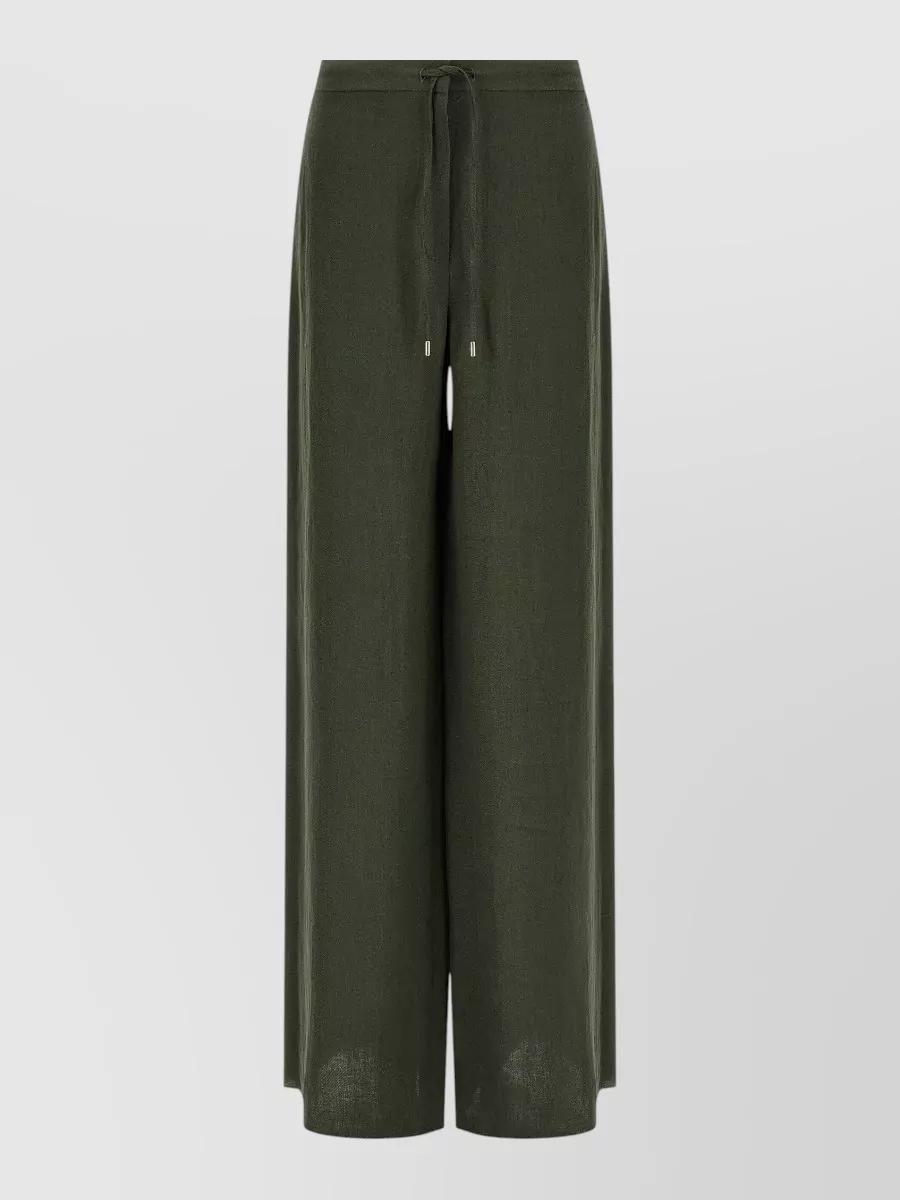 S Max Mara Linen wide-leg trousers