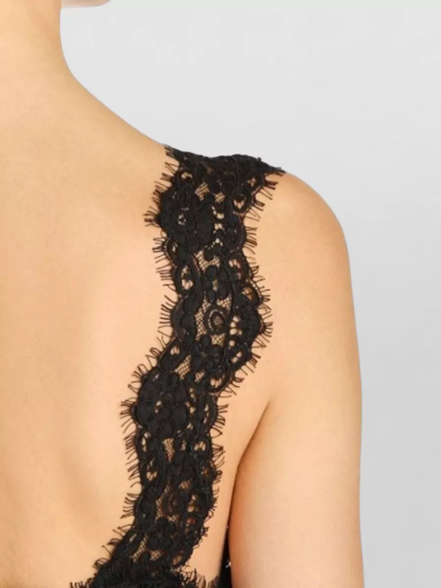 Stella Mccartney Lace-Trimmed V-Neck Sleeveless Camisole