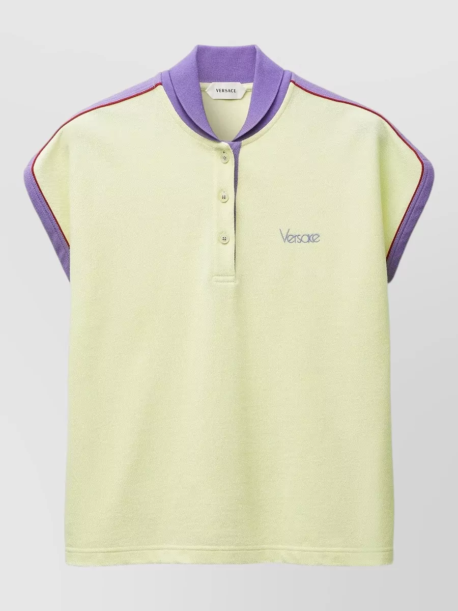 Versace cotton polo shirt
