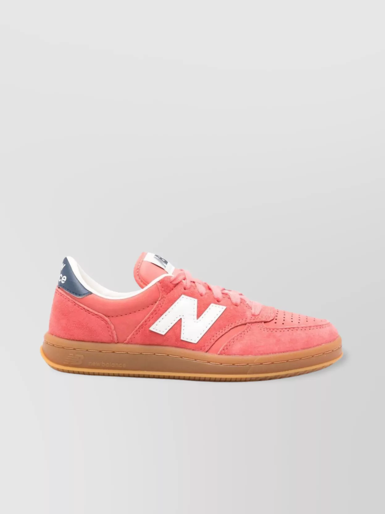 New Balance Perforated Toebox Sneakers With Contrast Heel Tab