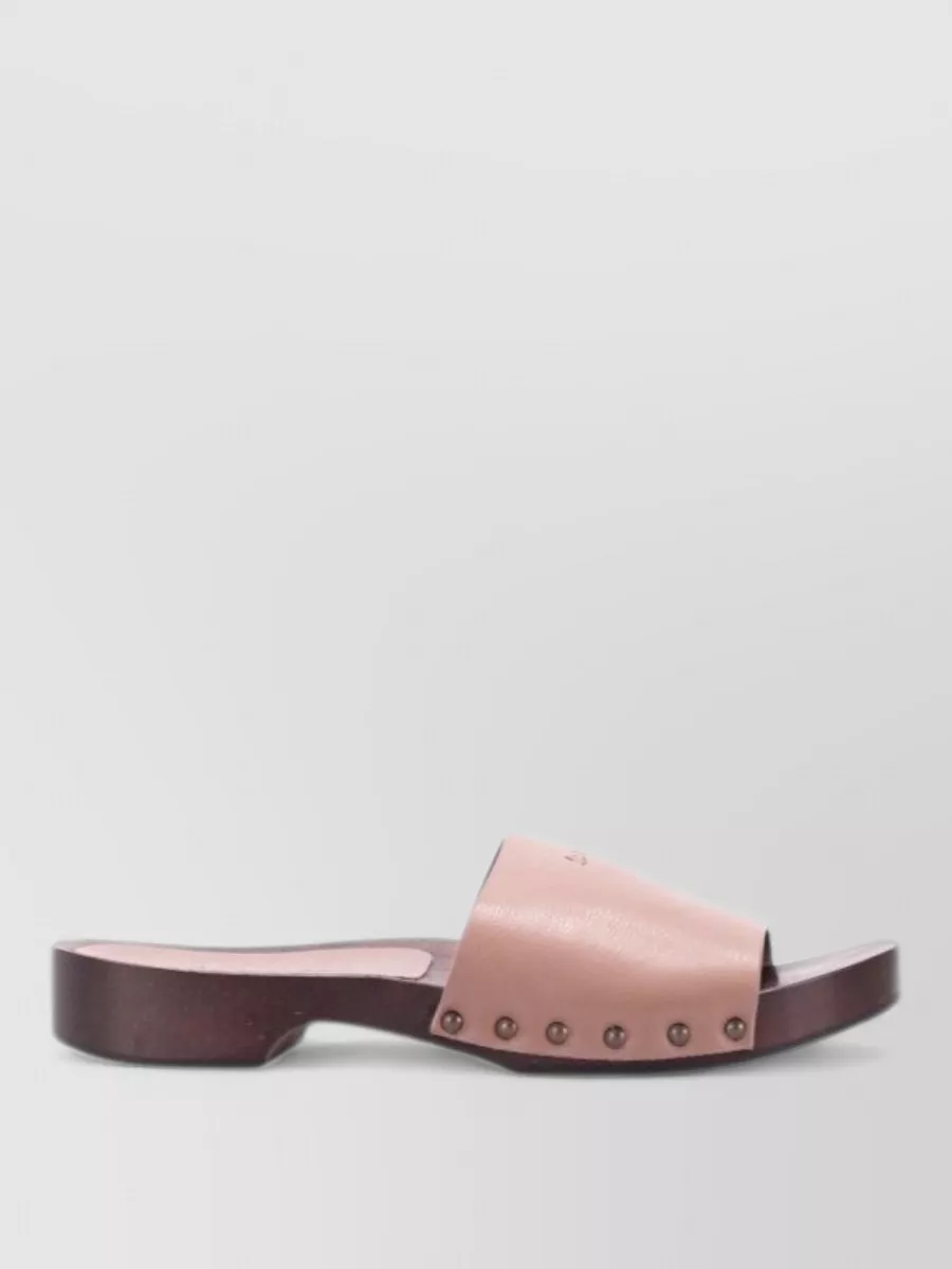 La Rose Leather Sandals