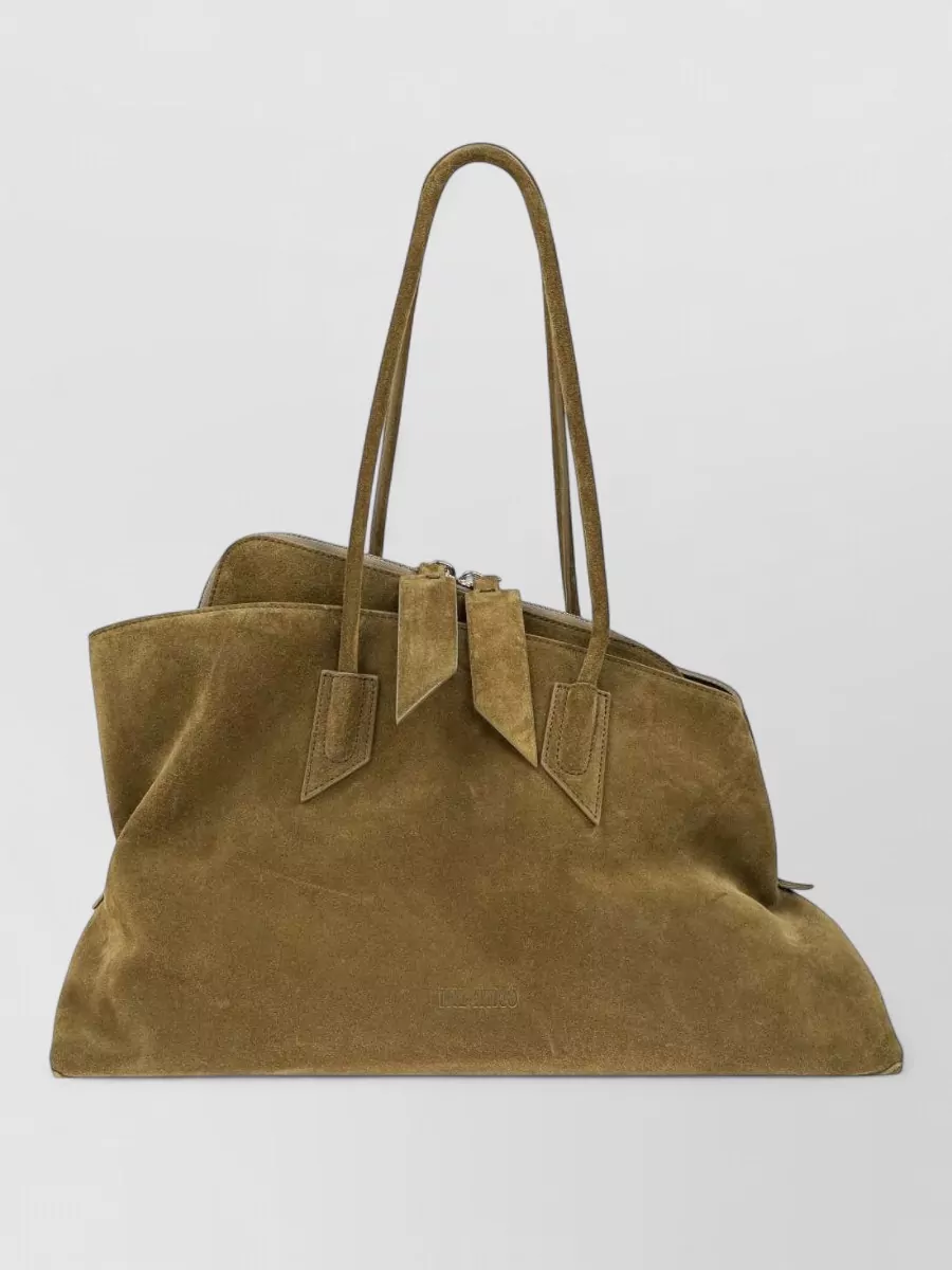 The Attico Medium Suede Leather Tote Bag