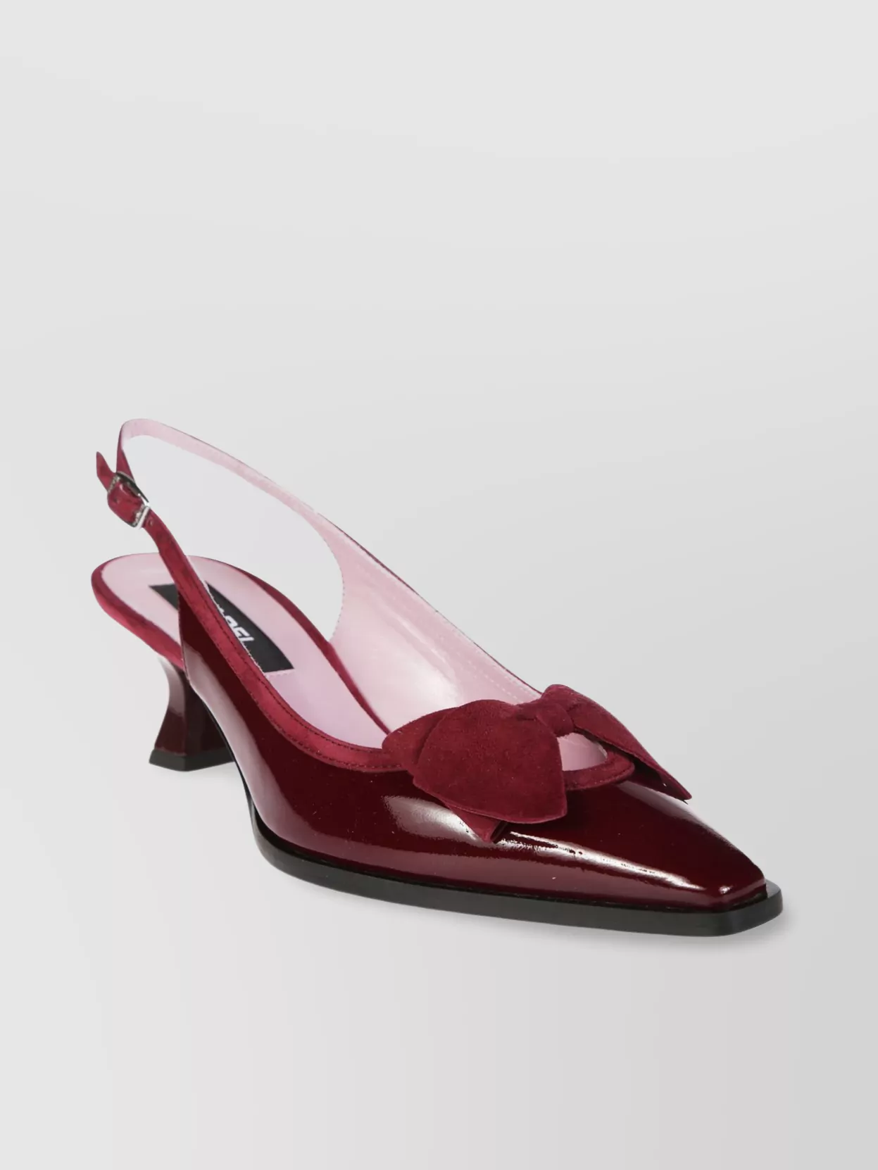 Carel Pointed Toe Sculpted Heel Slingback Pumps