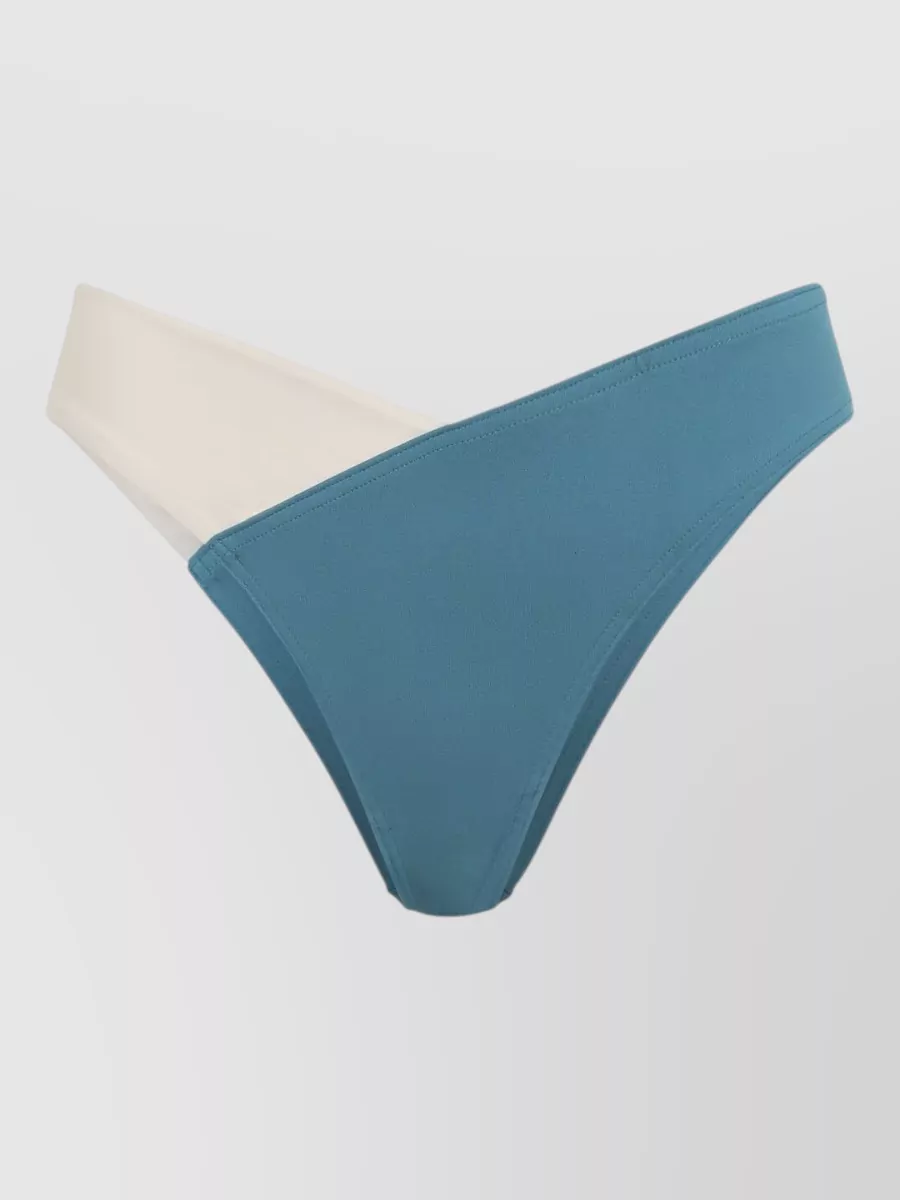 Eres Dialogue High Cut Two Tone Bikini Bottom