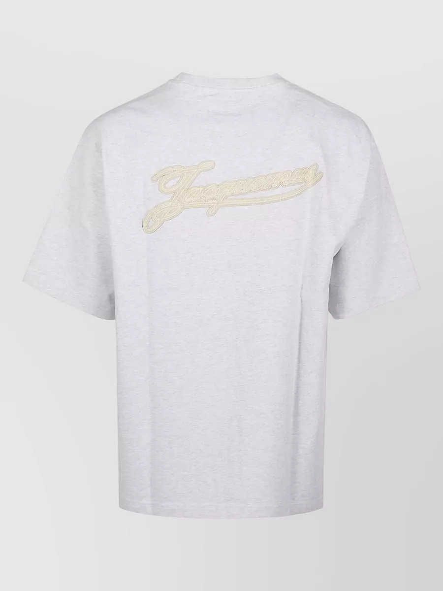 Jacquemus Tournament Ribbed Crew Neck T Shirt