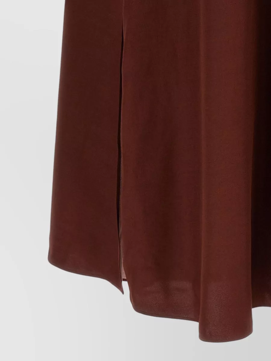 Alberta Ferretti Printed V-Neck Long-Sleeve Maxi Dress