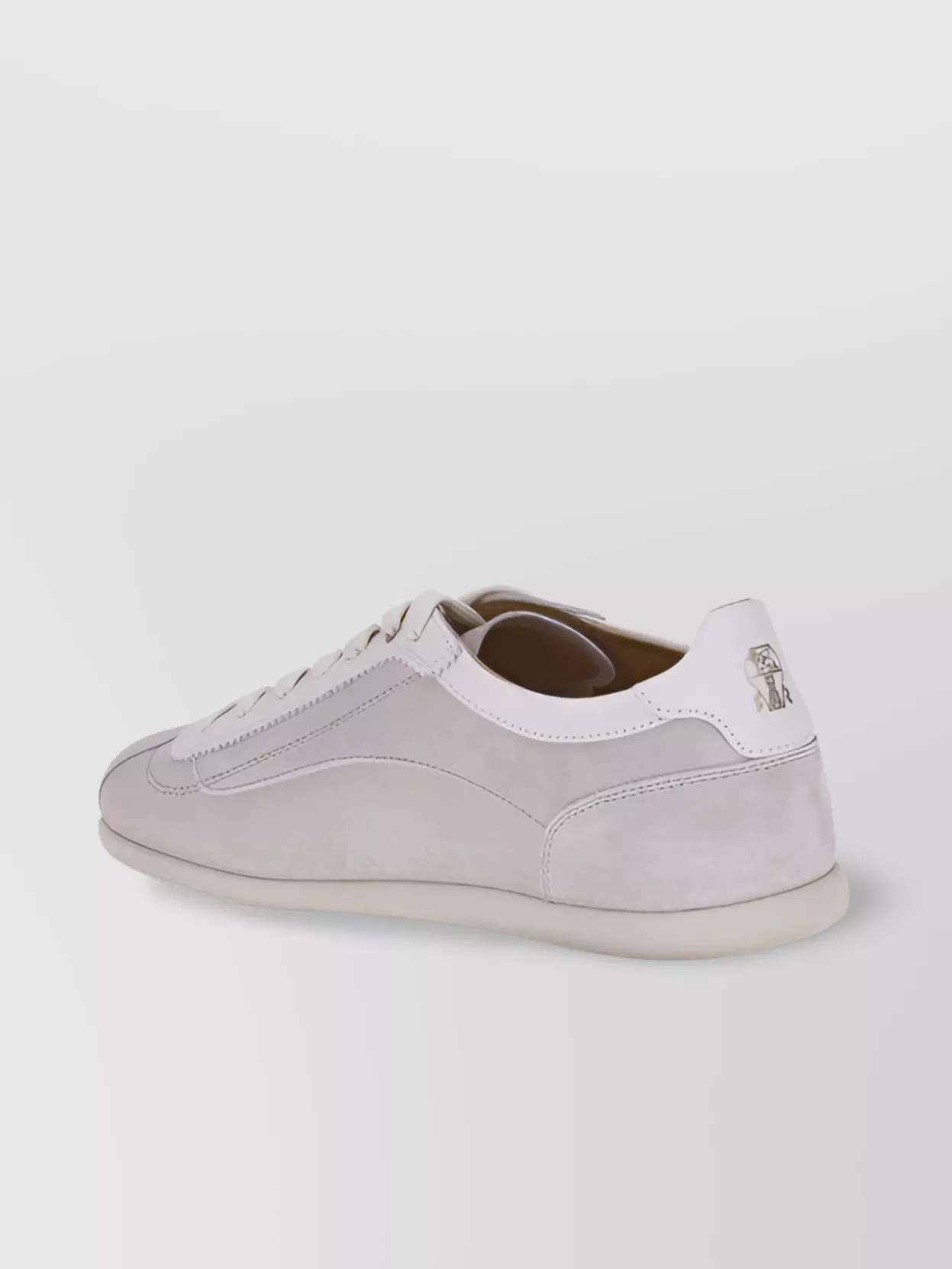 Brunello Cucinelli Suede Low-Top Sneakers Rubber Sole