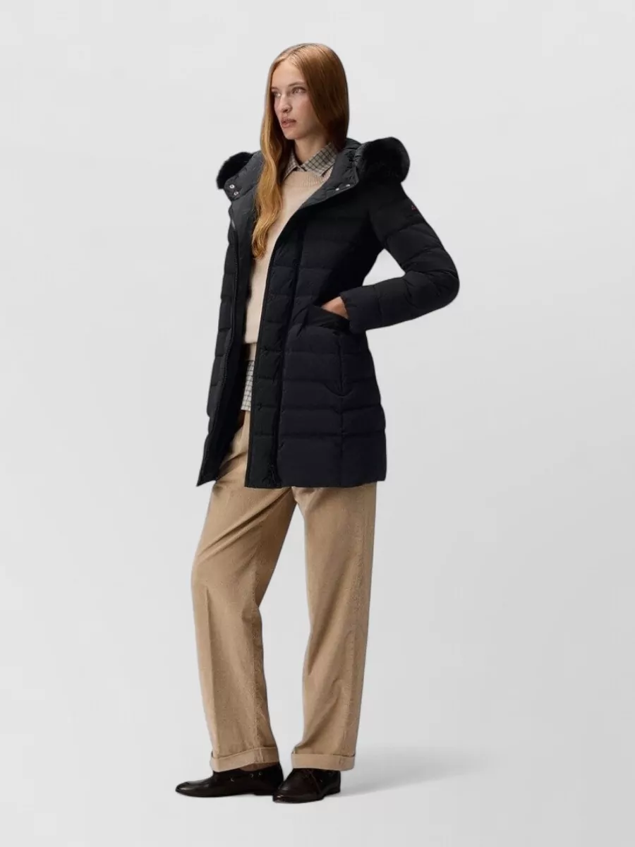 Peuterey Quilted Hooded Down Puffer Jacket