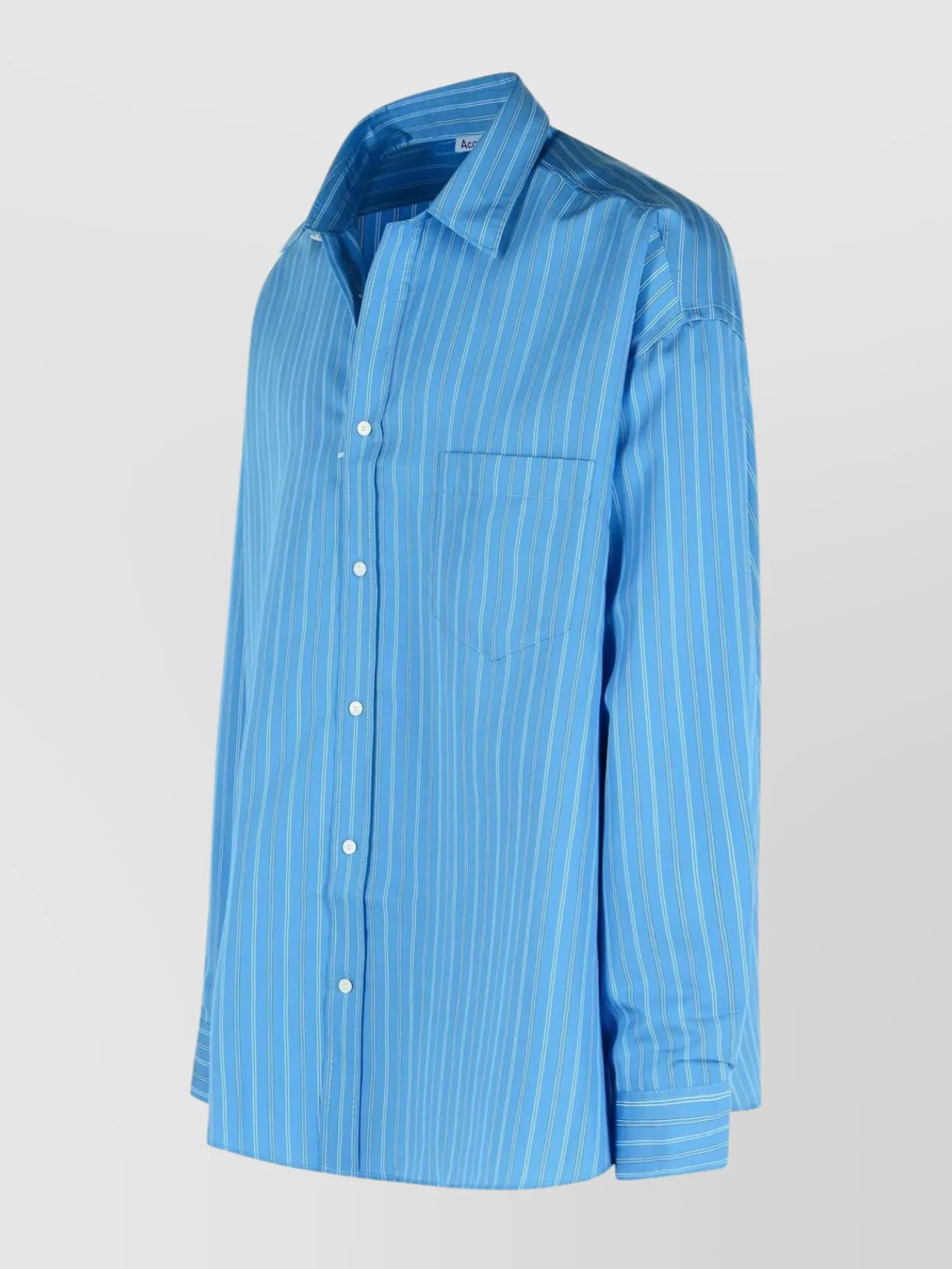 Acne Studios Lyocell Blend Shirt Striped Pattern