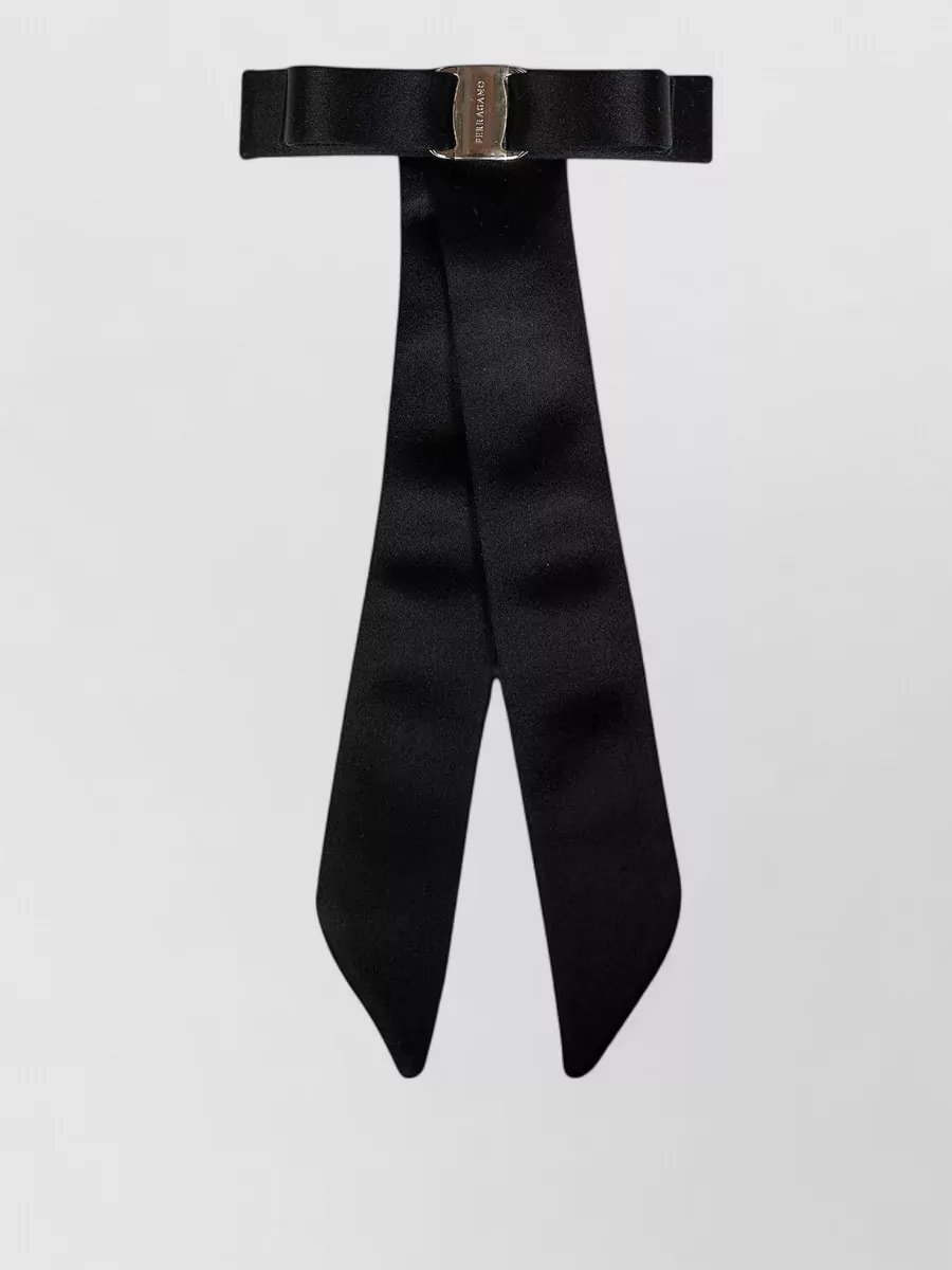 Ferragamo silk hair clip