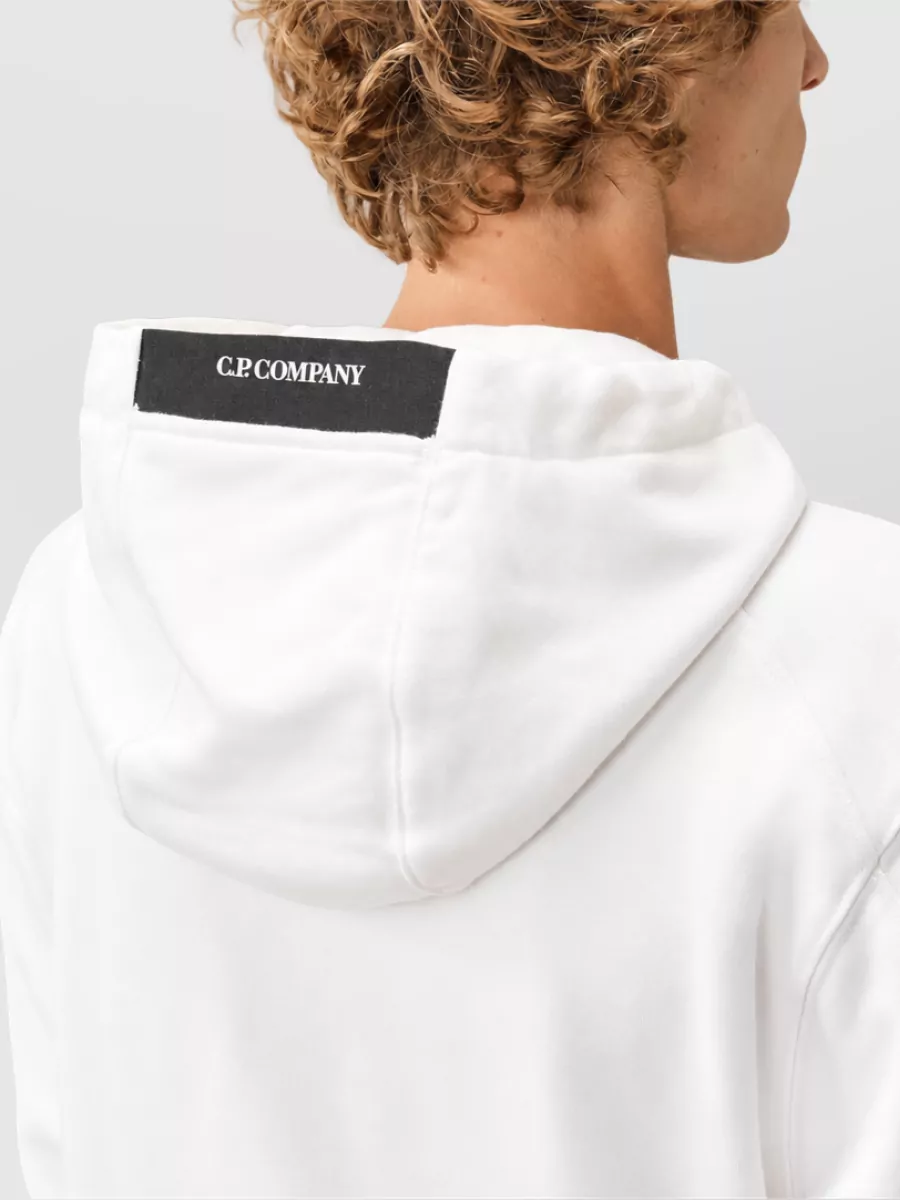 C.p. Company Cotton Zip Polo Sweatshirt