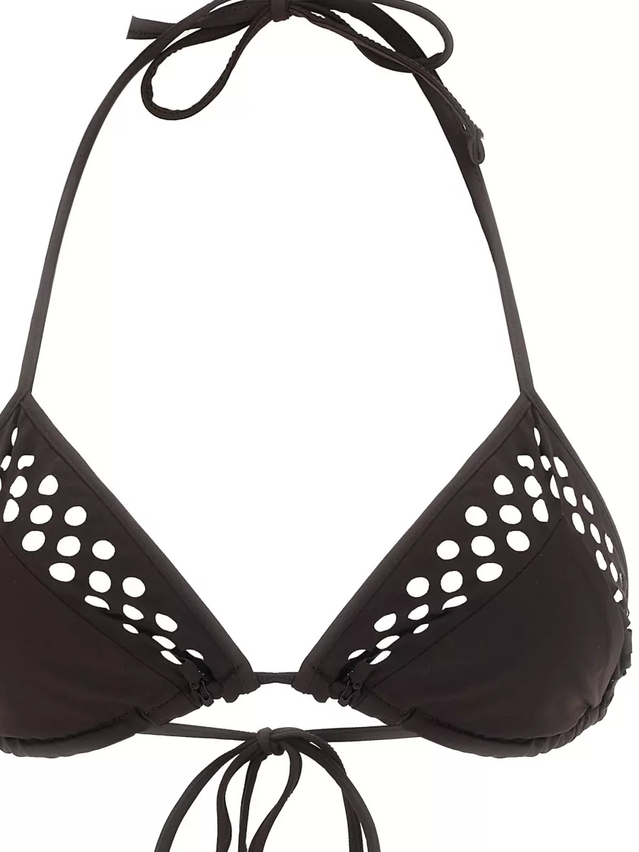 The Attico Cutout Triangle Bikini