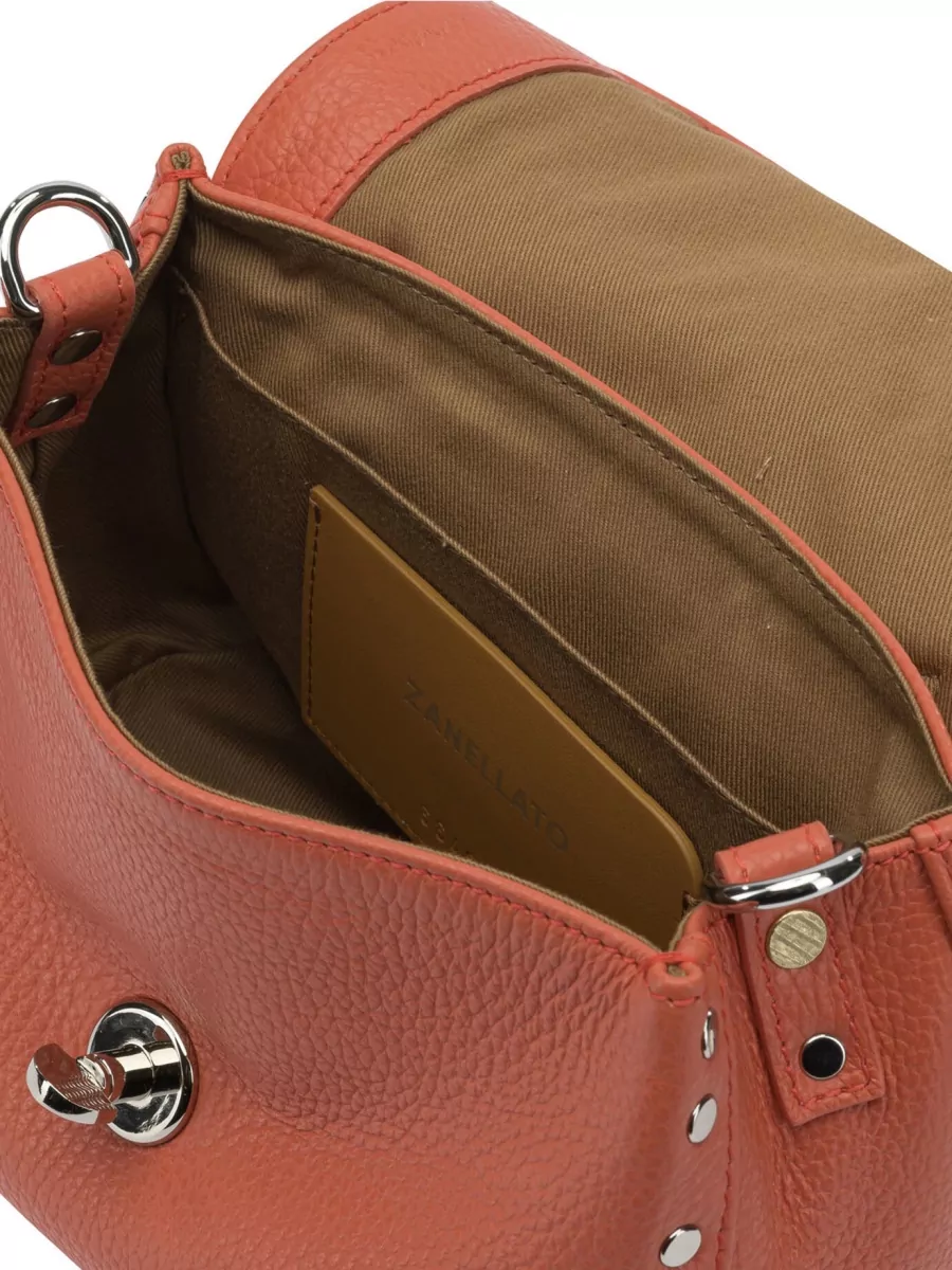 Zanellato Shoulder Bag Adjustable Strap Metal Hardware