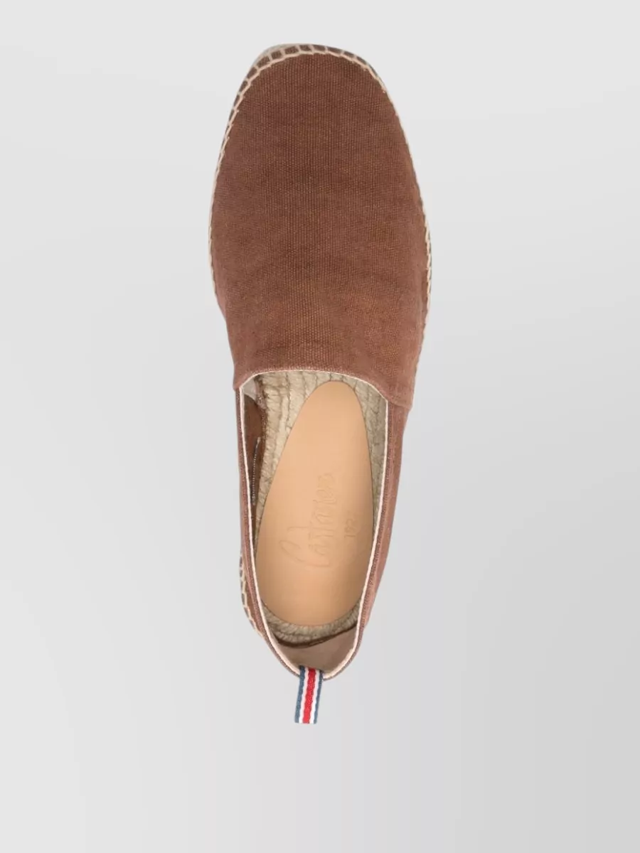 Castaner Pablo Canvas Espadrilles Jute Sole Pull Tab