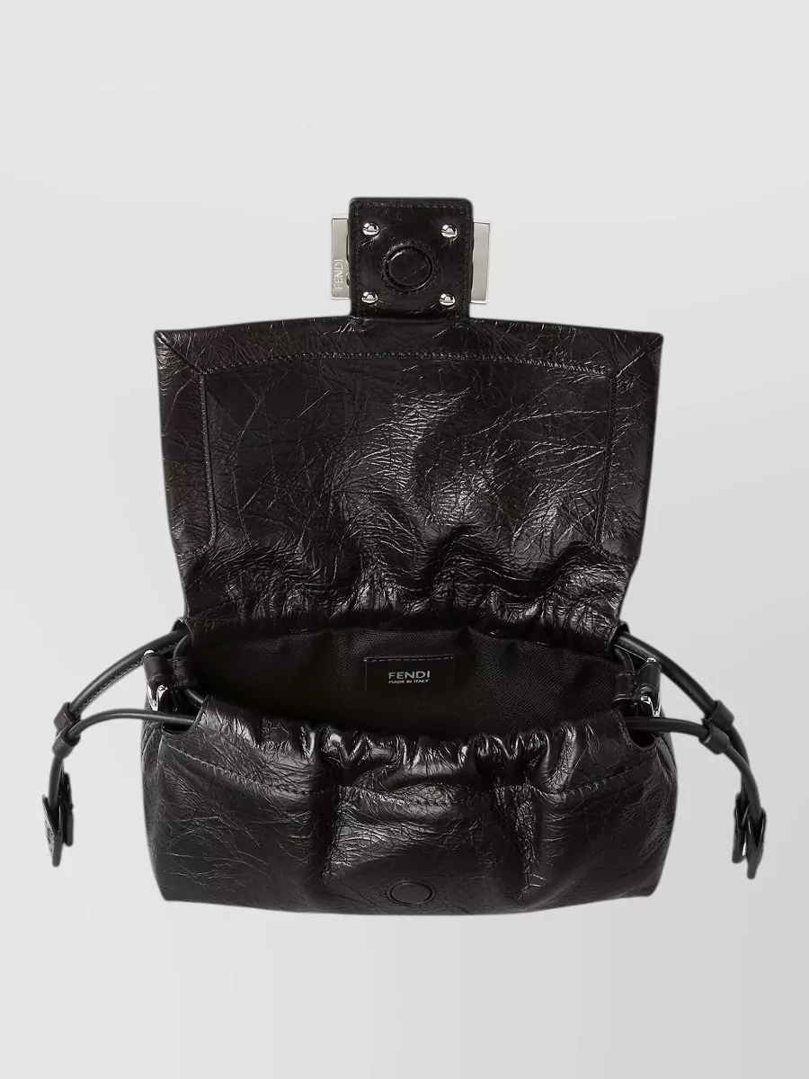 Fendi Baguette Soft Small Leather Shoulder Bag