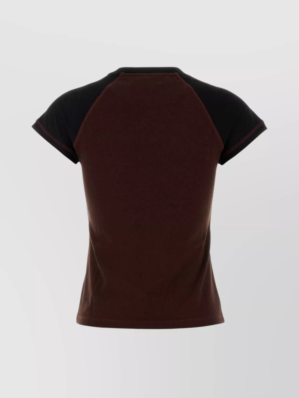 Loewe Cotton Blend T-shirt Featuring Contrast Sleeves In Black