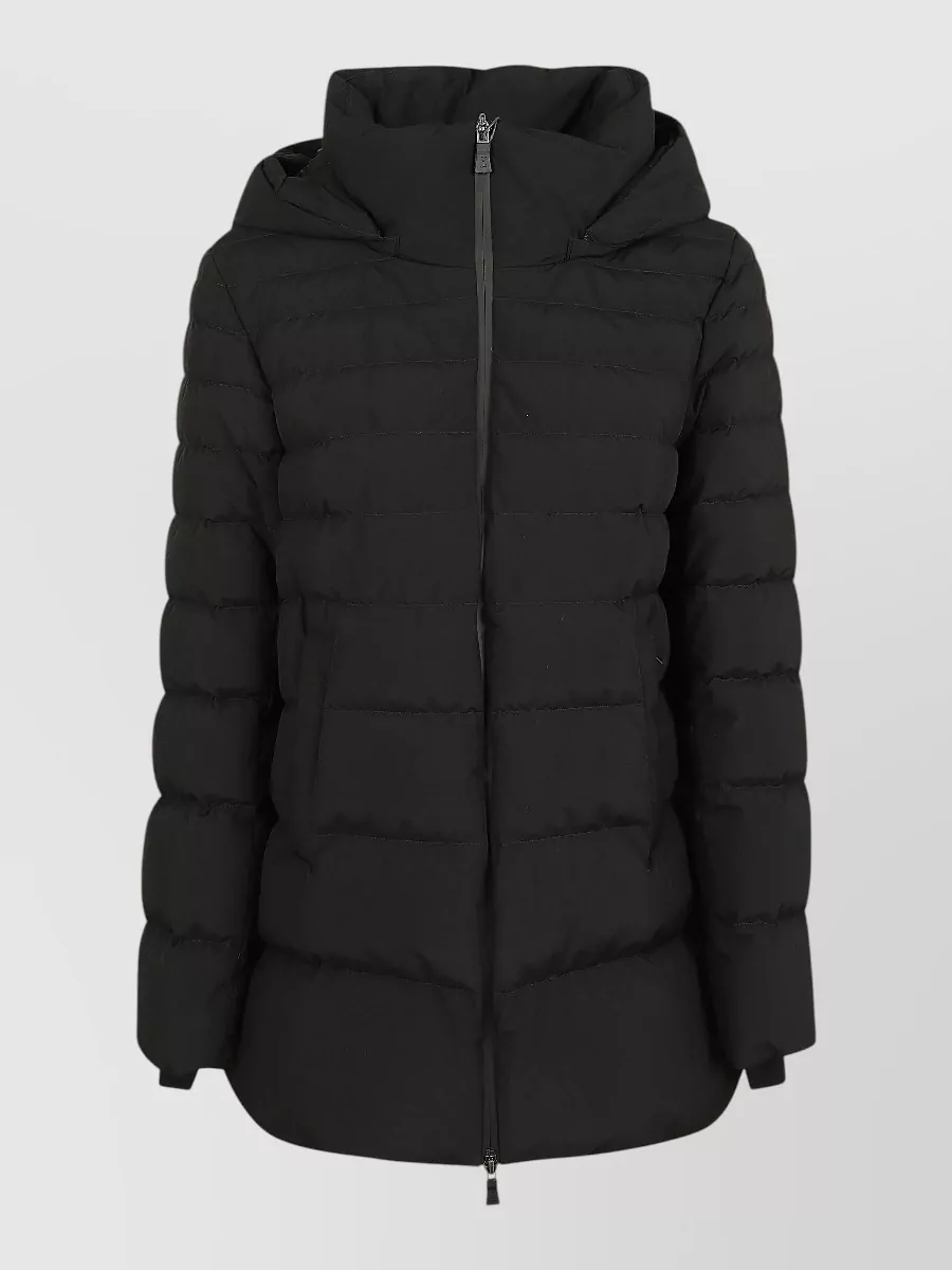 Herno quilted down hooded coat