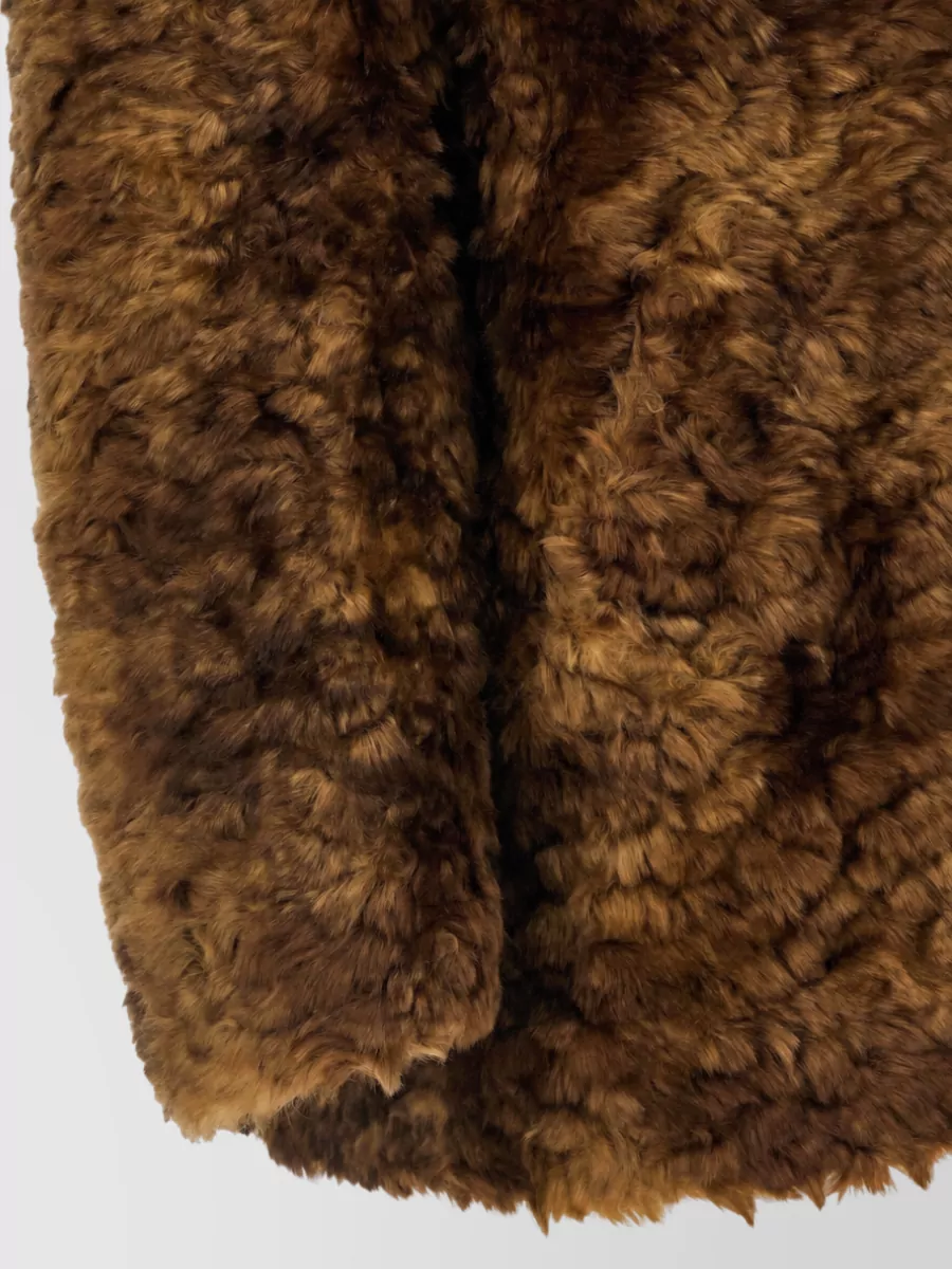 Isabel Marant Etoile Faux Fur Double-Breasted Coat