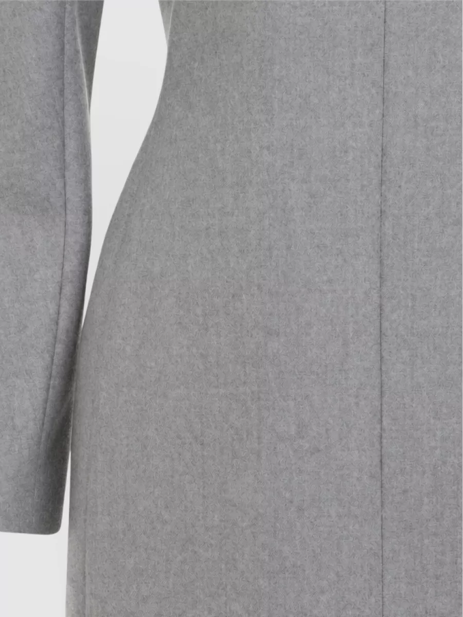 Bottega Veneta Wool Long-Sleeve Mini Dress