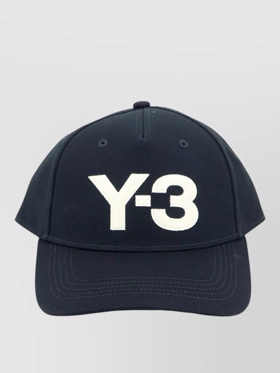 Y-3 cotton logo baseball cap