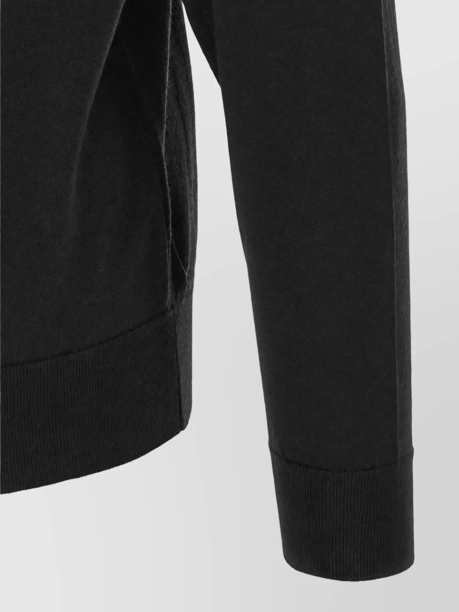 John Smedley Merino Wool V-Neck Ribbed Cardigan