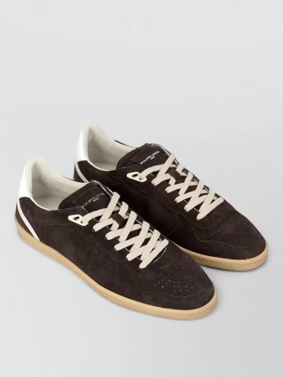 Philippe Model leather low-top sneakers