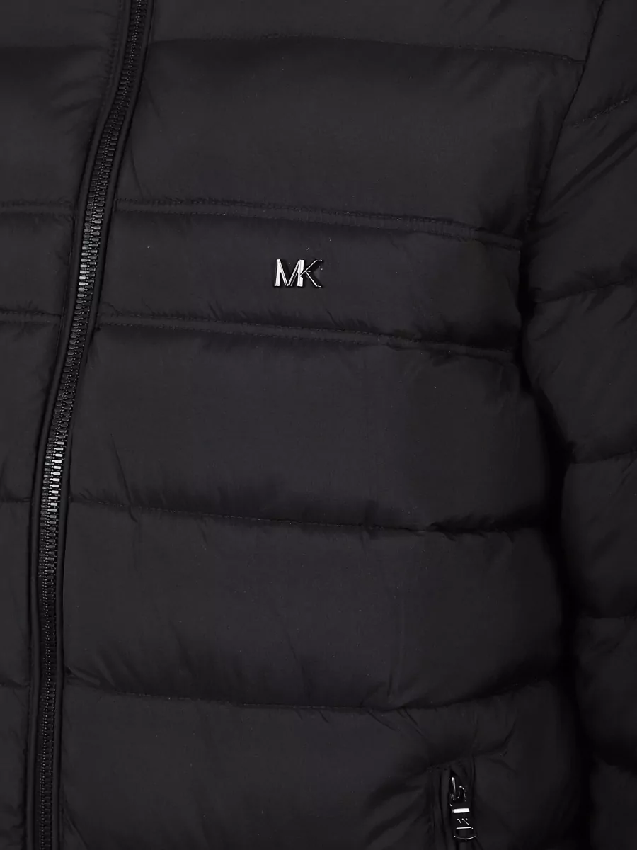 Michael Kors Lightweight Zip Down Jacket Quilted Pockets