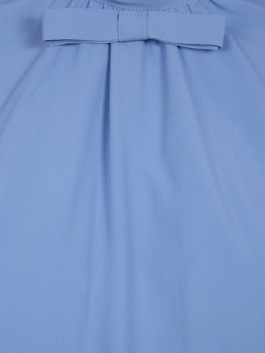 Drhope Silk-Blend Bow Blouse