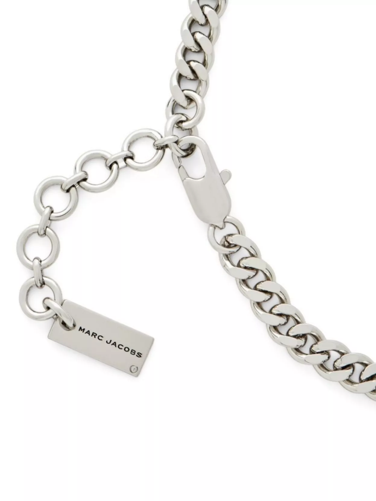 Marc Jacobs Small Icon Charm Necklace In White