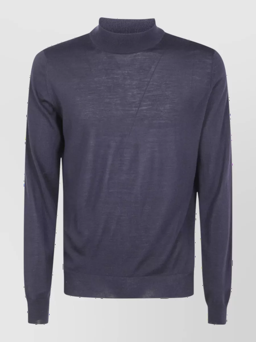 Filippo De Laurentis virgin wool mock turtleneck sweater
