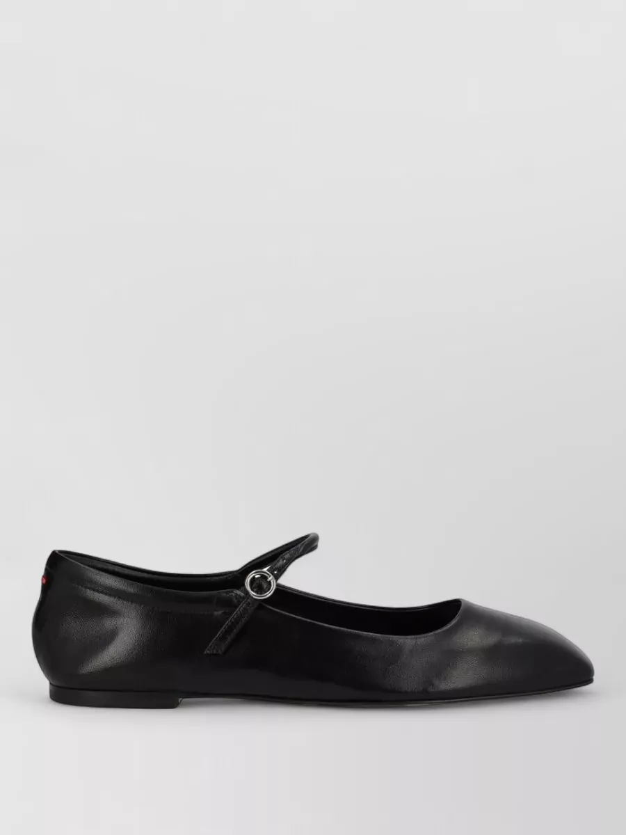 Aeyde Leather Mary Jane Ballerina Shoes